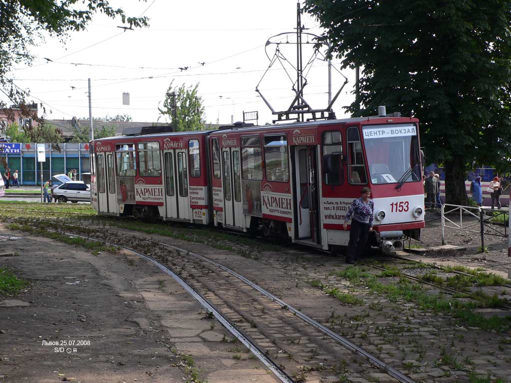 Lviv, Tatra KT4D # 1153