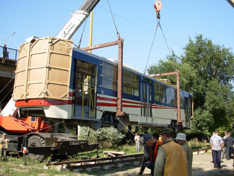Николаев, К1 № 2006; Николаев — 2006.09.16 — получение трамвая К1 № 2006