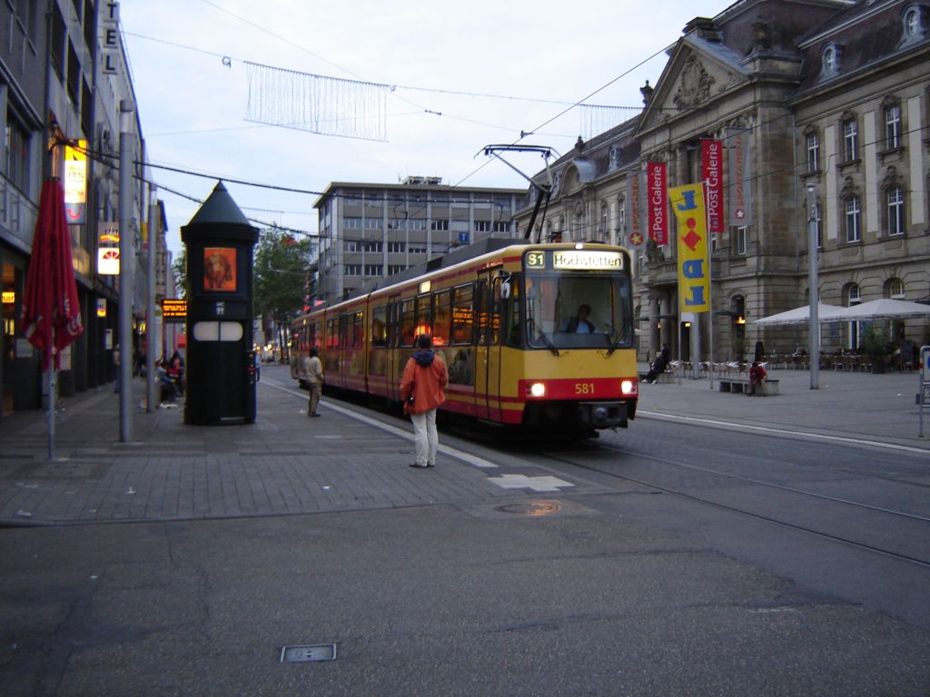 Karlsruhe, Duewag GT8-80C # 581