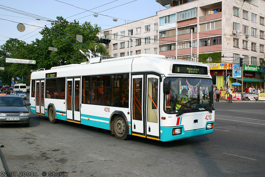 Крымский троллейбус, БКМ 32102 № 4210