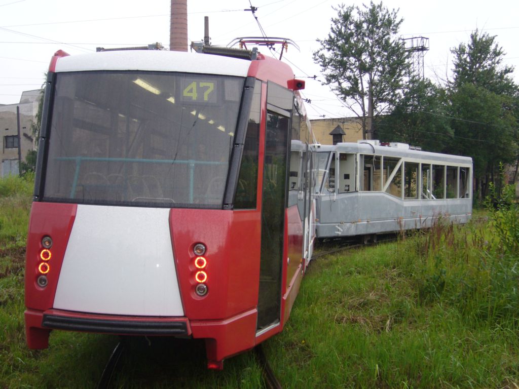 Tula, 71-153 (LM-2008) # 1; Saint-Petersburg — New PTMZ trams
