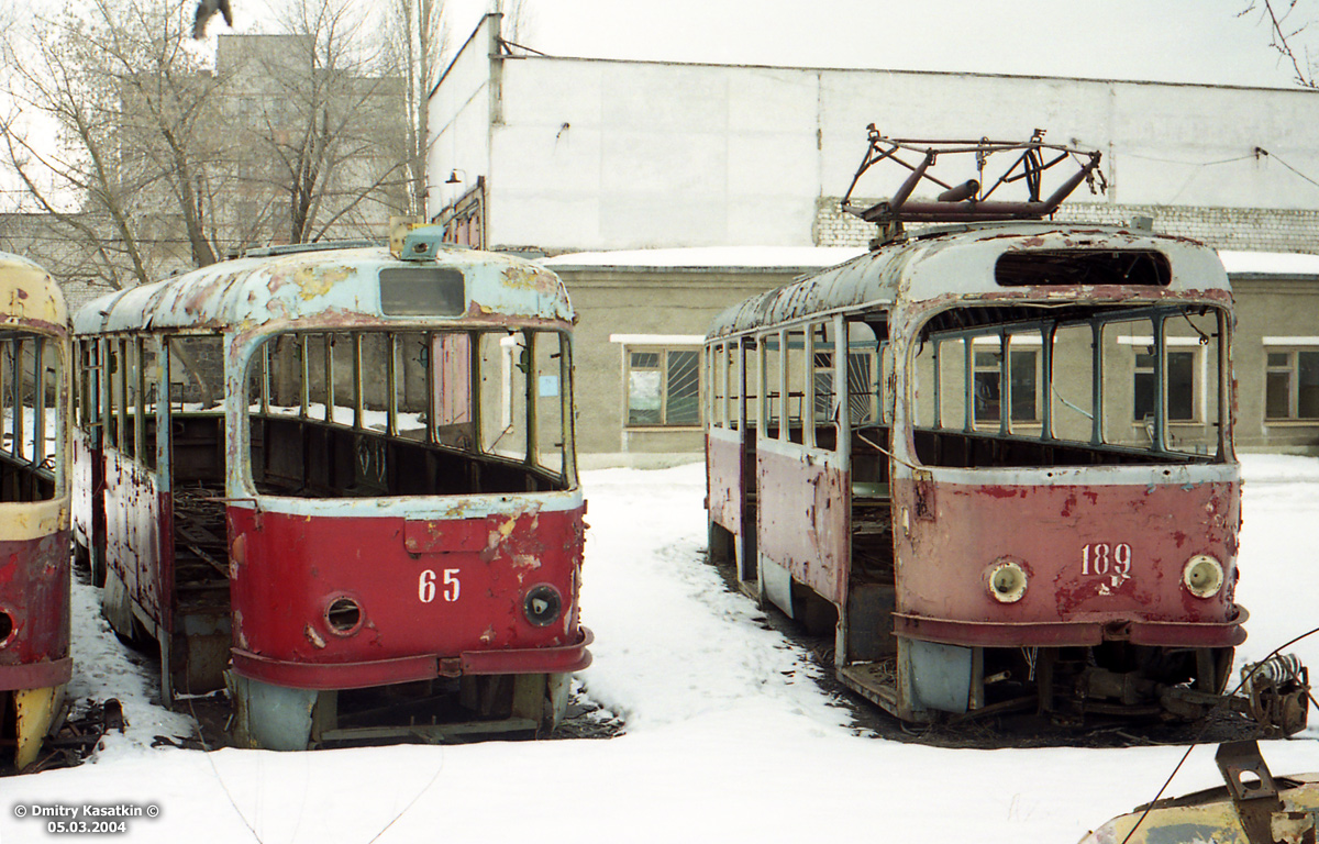 Воронеж, Tatra T4D № 189; Воронеж, Tatra T3SU № 65