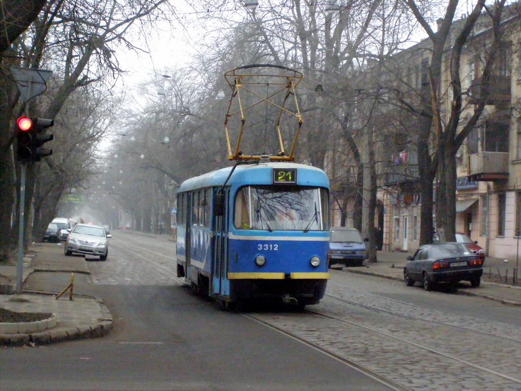 Odesa, Tatra T3R.P # 3312