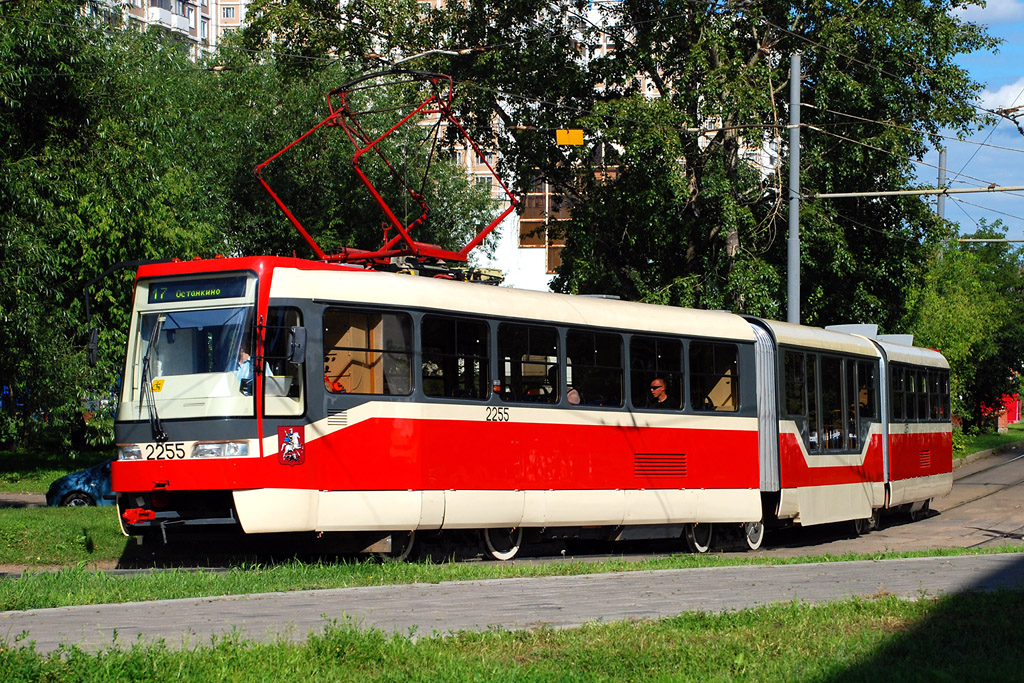 Москва, Tatra KT3R № 2255