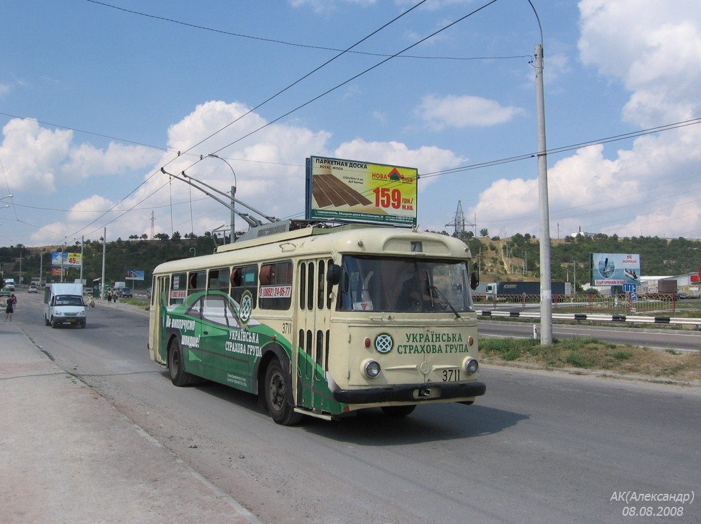 Крымский троллейбус, Škoda 9TrH27 № 3711