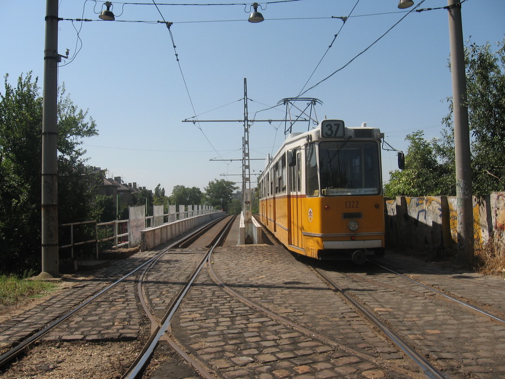 Будапешт, Ganz CSMG2 № 1322; Будапешт — Закрытые трамвайные линии