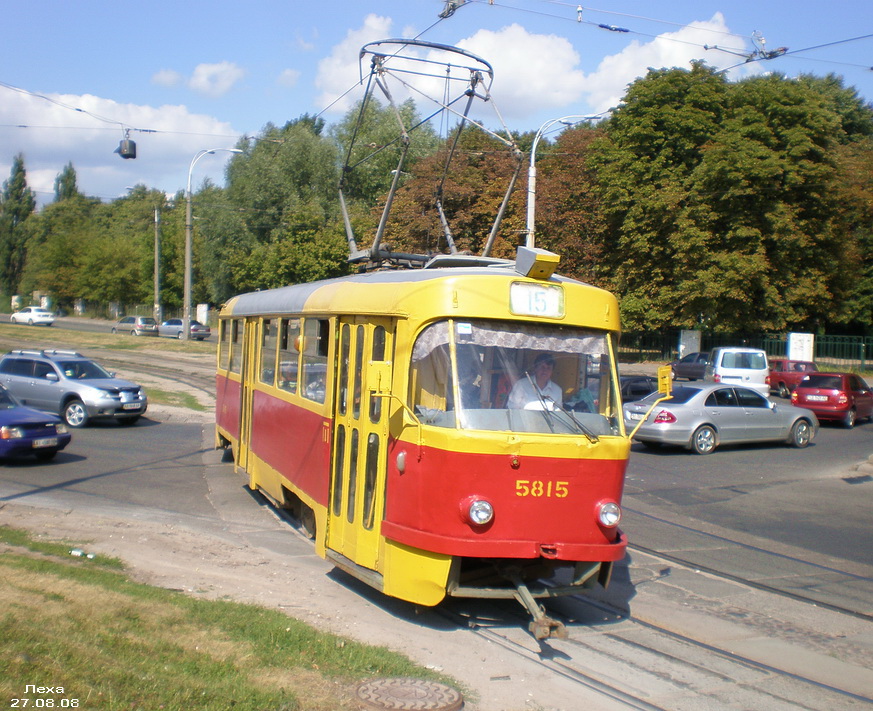 Киев, Tatra T3SU № 5815