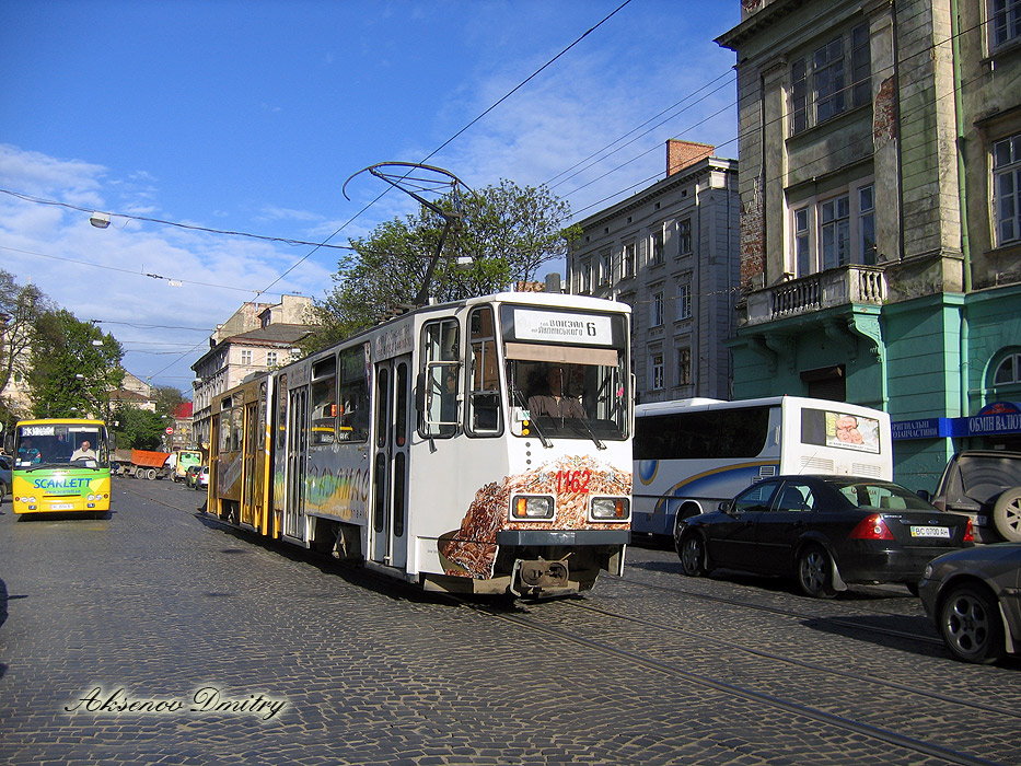 Lviv, Tatra KT4D # 1162