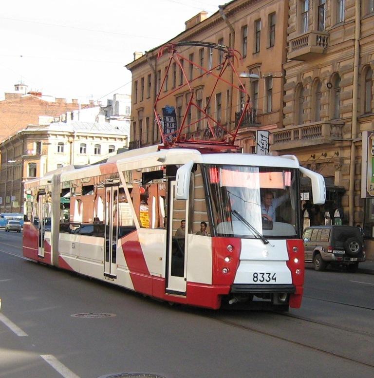 Санкт-Петербург, 71-152 (ЛВС-2005) № 8334; Санкт-Петербург — 100-летие трамвая: парад и выставка спецтехники
