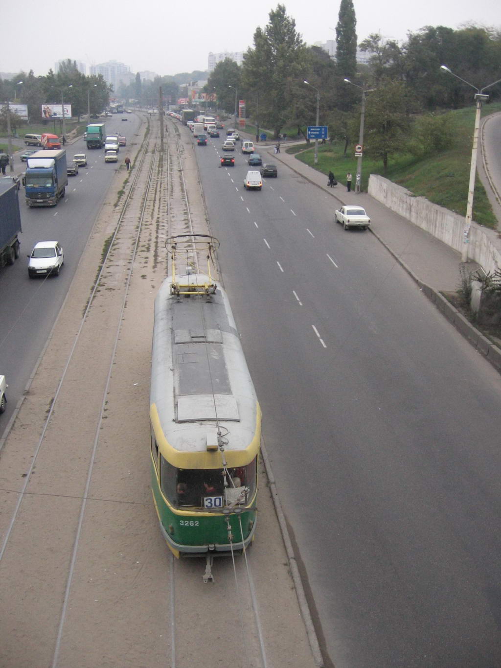 Odessa, Tatra T3SU # 3262; Odessa — Removed Tramway Lines