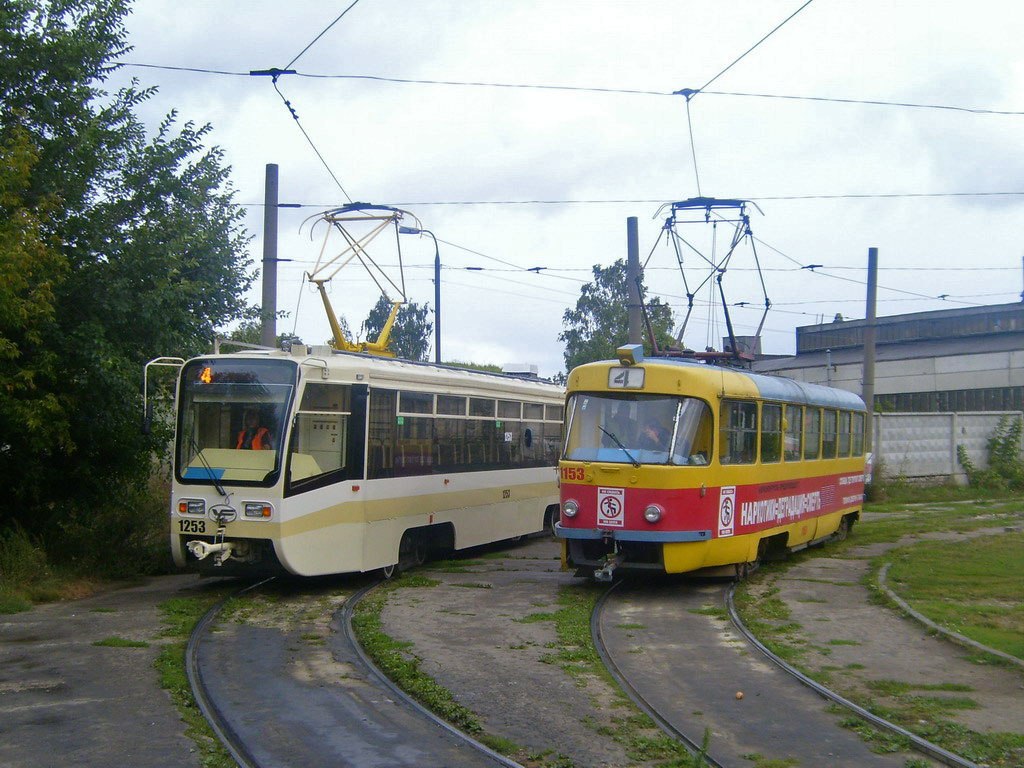 Ульяновск, 71-619КТ № 1253; Ульяновск, Tatra T3SU № 1153