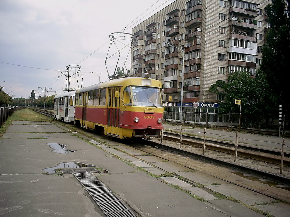 Київ, Tatra T3SU № 6003
