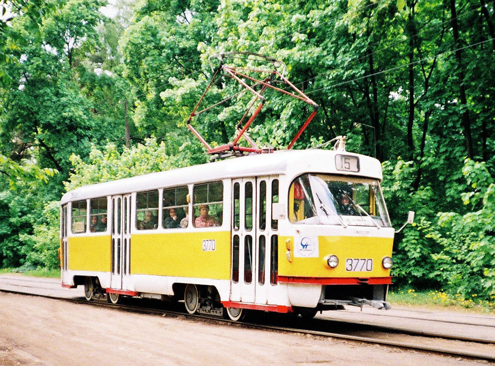 Москва, Tatra T3SU № 3770
