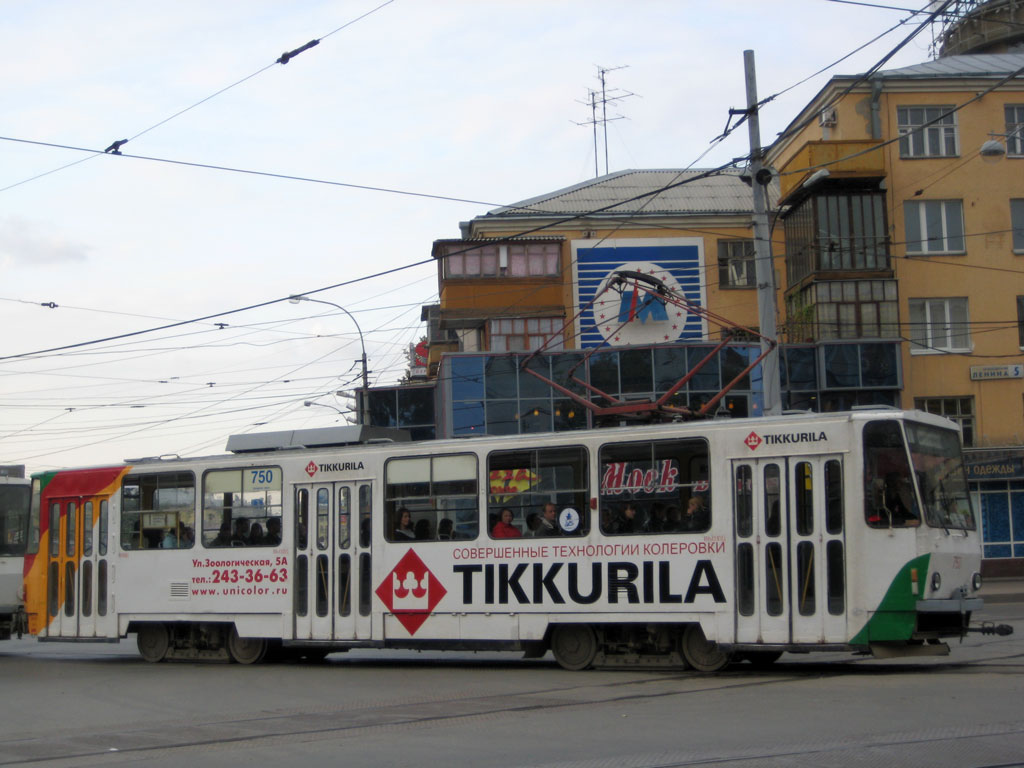 Екатеринбург, Tatra T6B5SU № 750