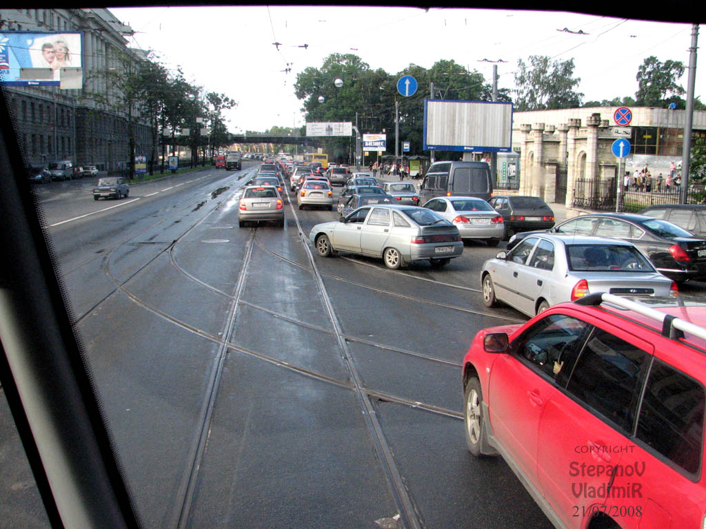 Sankt-Peterburg — Views from tram cabine