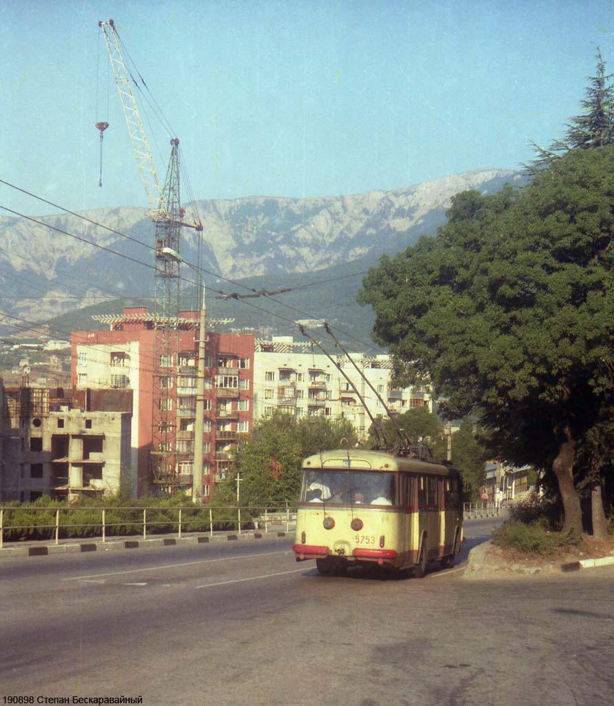 Крымский троллейбус, Škoda 9TrH29 № 5753