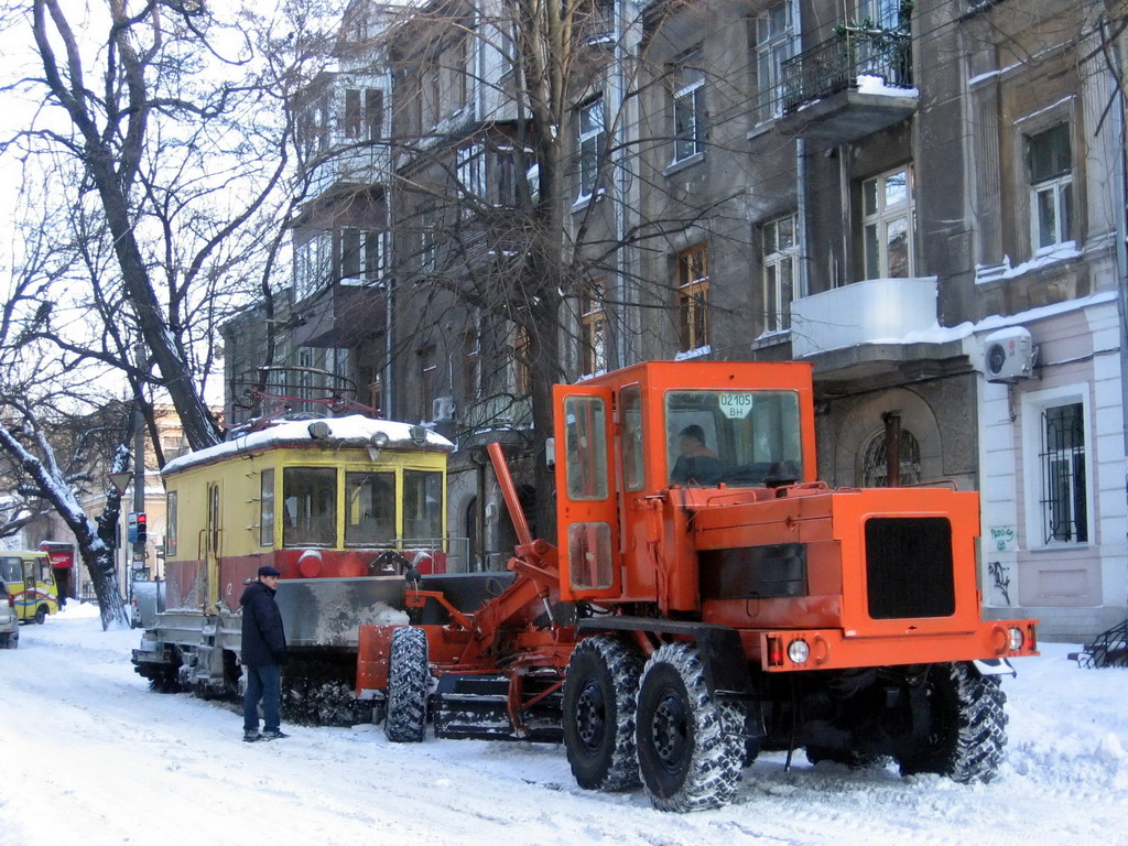 Одесса, ГС-4 (ГВРЗ) № 12; Одесса — 23.02.2007 — Снегопад и его последствия
