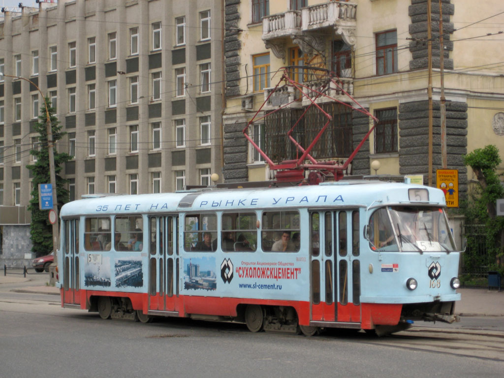 Yekaterinburg, Tatra T3SU # 168