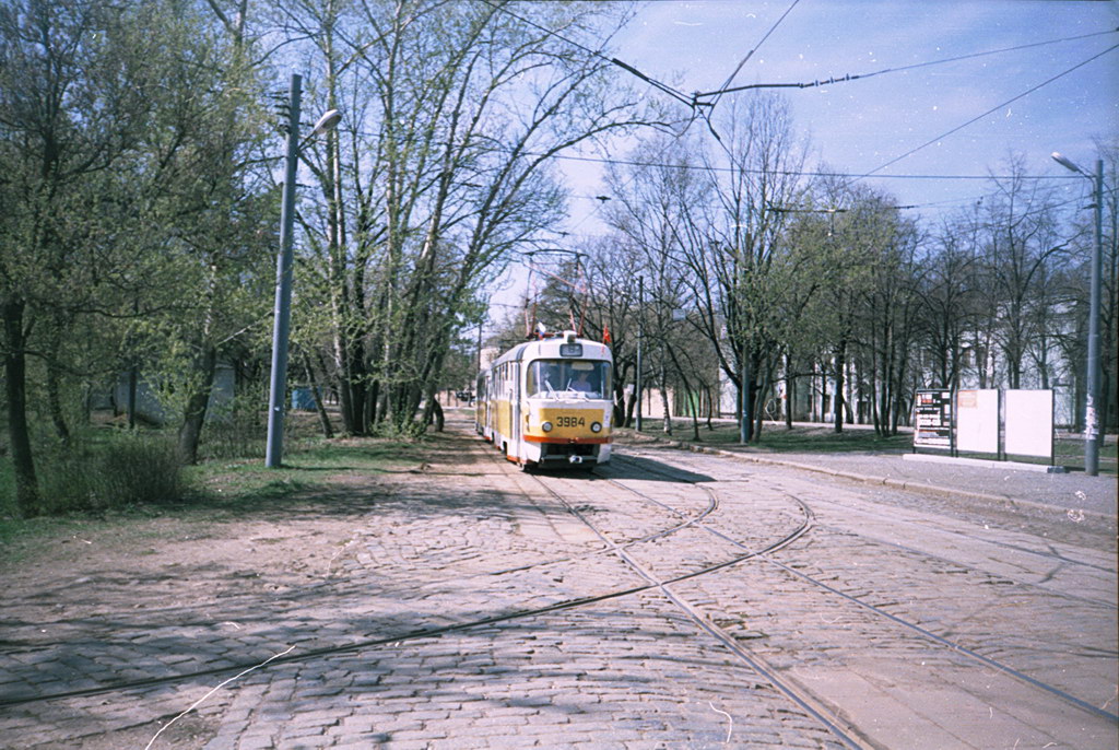 Москва, Tatra T3SU № 3984