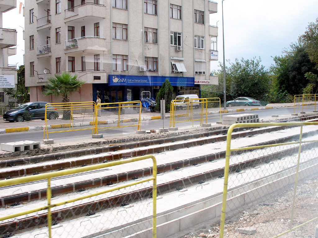 ანტალია — Lines and Infrastructure — construction of tram lines; ანტალია — Lines and Infrastructure — light rail tram