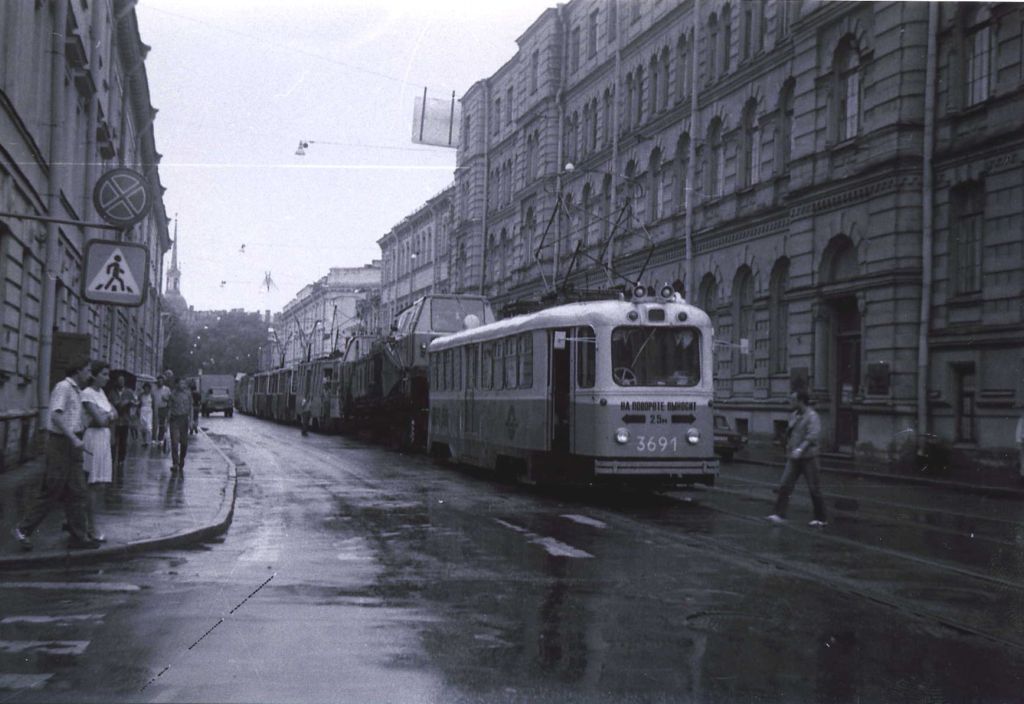 Sankt Peterburgas, TS-32-01 nr. 3691; Sankt Peterburgas — Historic tramway photos
