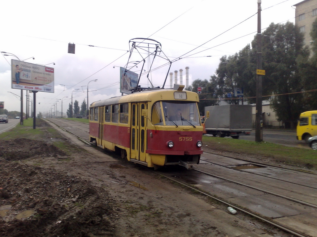 Kiev, Tatra T3SU N°. 5755