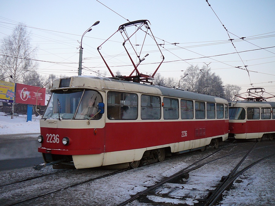 Iževska, Tatra T3SU (2-door) № 2236