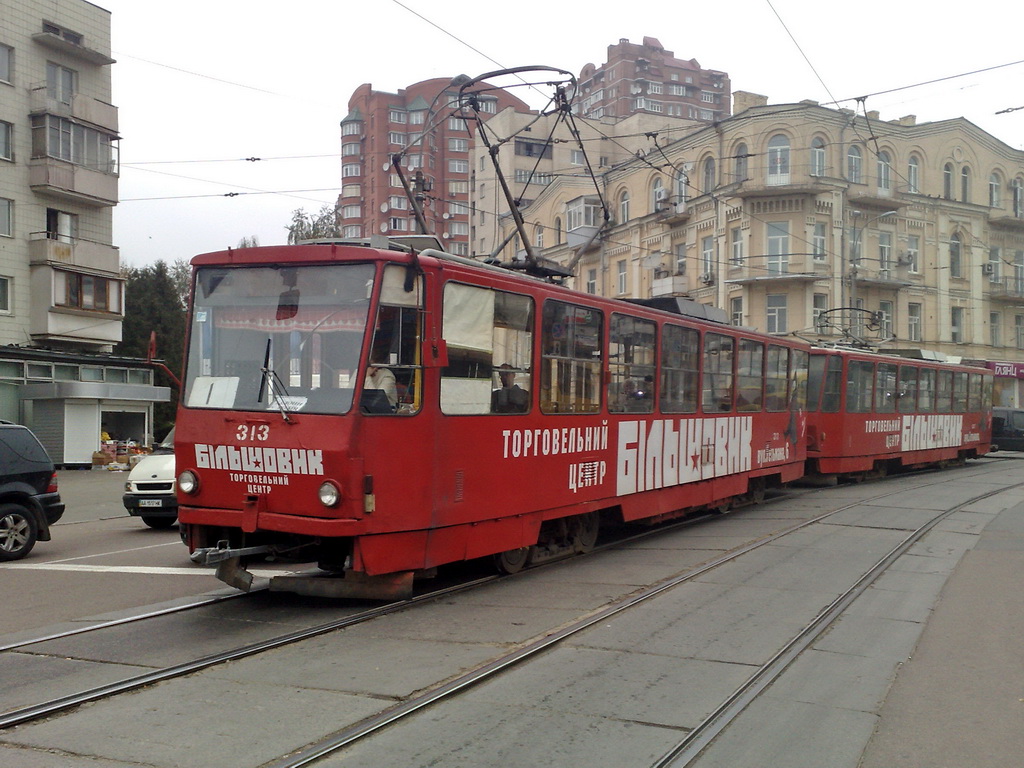 Kyiv, Tatra T6B5SU № 313