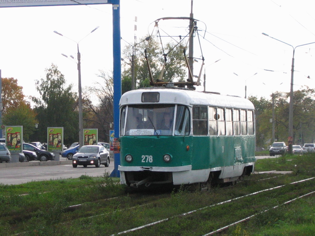 Харьков, Tatra T3SU (двухдверная) № 278