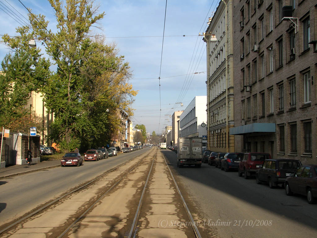 Sankt Petersburg — Views from tram cabine