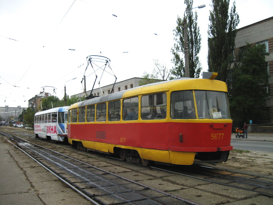 Киев, Tatra T3SU № 5677