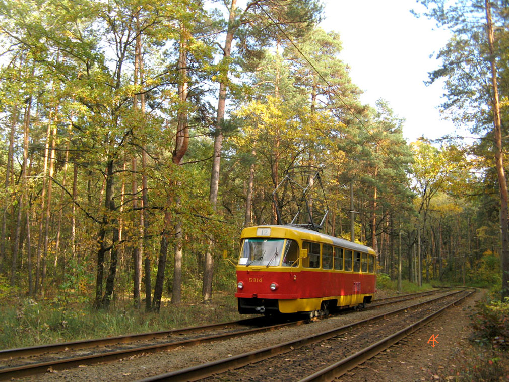 Київ, Tatra T3SU № 5914