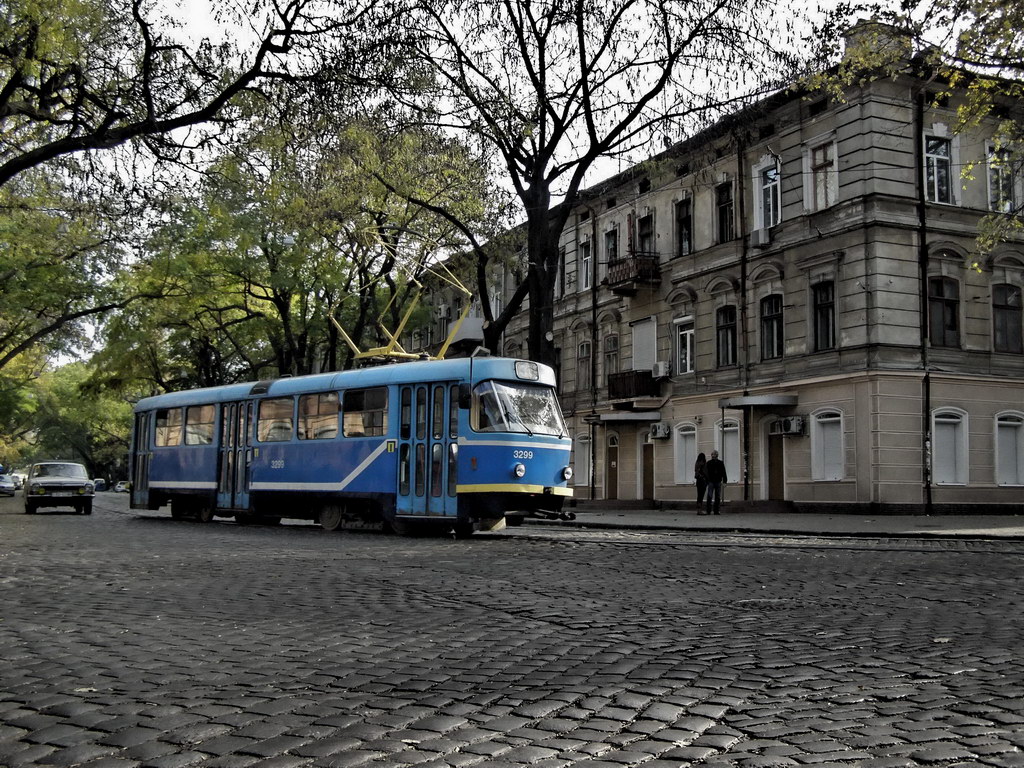 Одесса, Tatra T3R.P № 3299; Одесса — Трамвайные линии: Центр → Слободка
