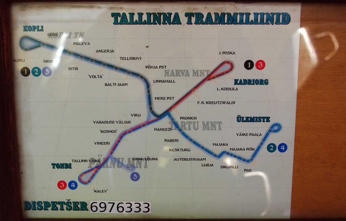 Järva-Jaani, Tatra T4SU № 294; Tallinn — Maps