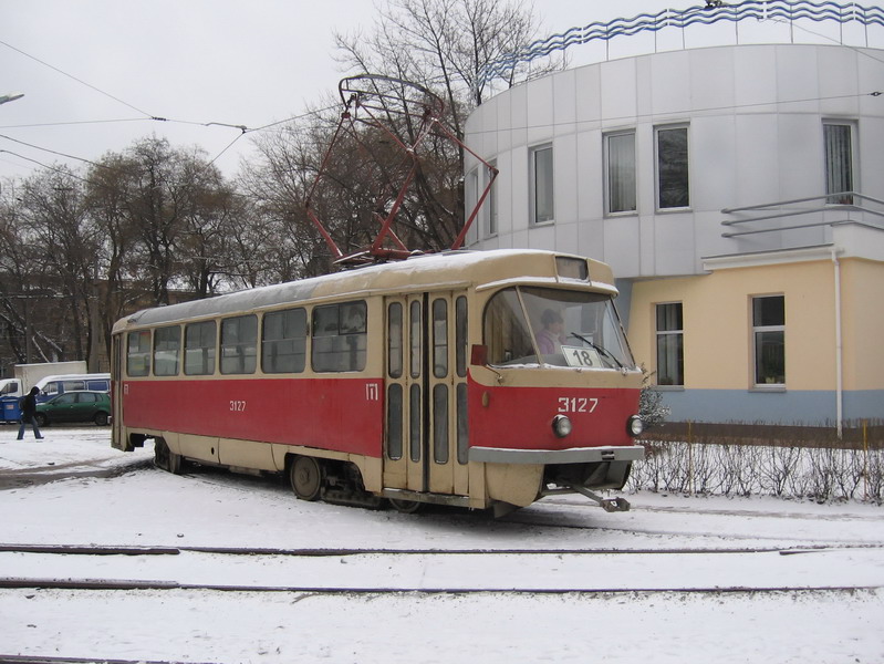 Одеса, Tatra T3SU (двухдверная) № 3127