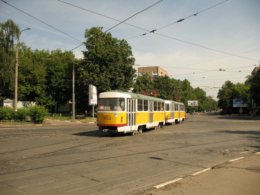 Москва, Tatra T3SU № 1662