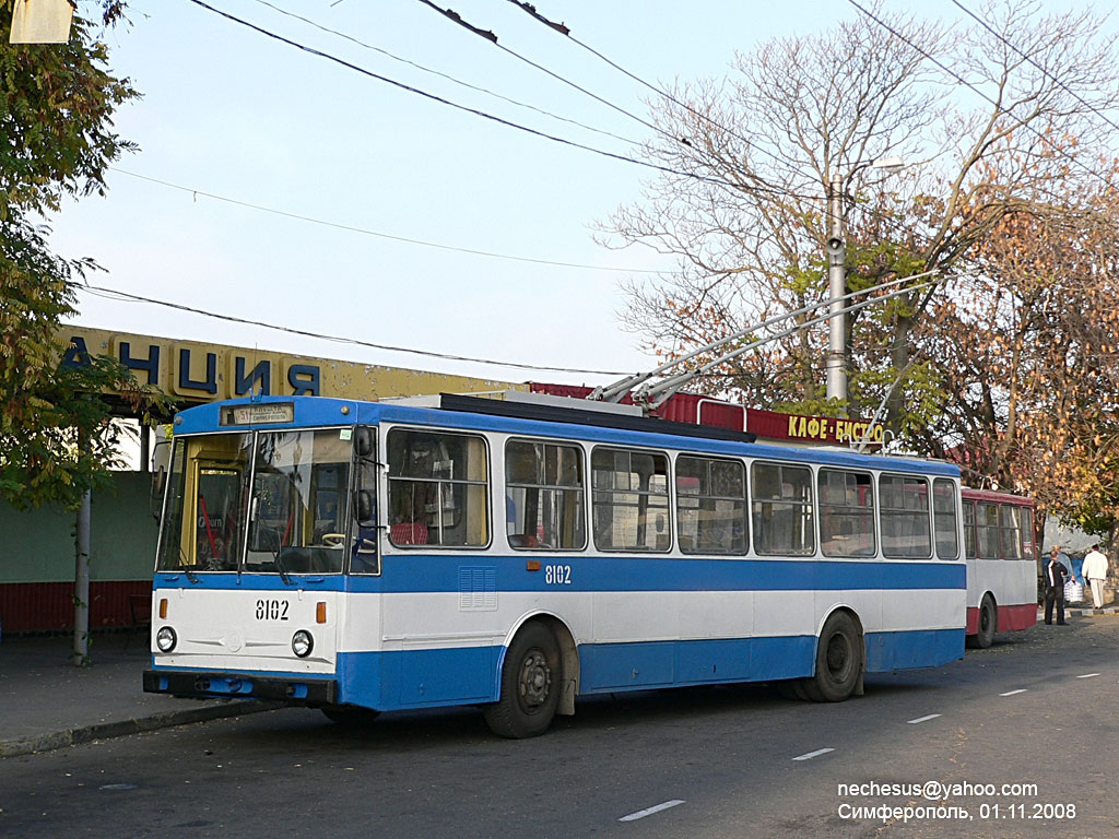 Крымский троллейбус, Škoda 14Tr89/6 № 8102