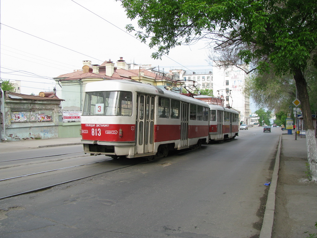 Самара, Tatra T3SU № 813