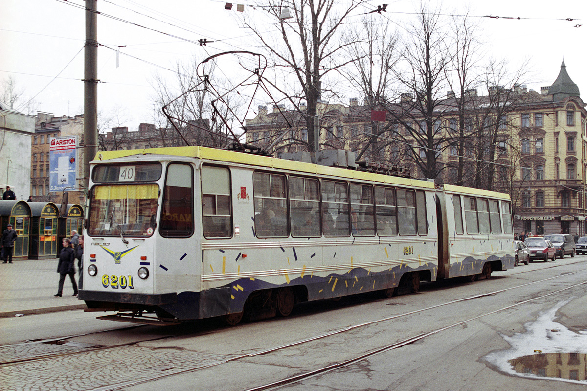 Санкт-Петербург, 71-147А (ЛВС-97А) № 6201 — Фото — Городской  электротранспорт