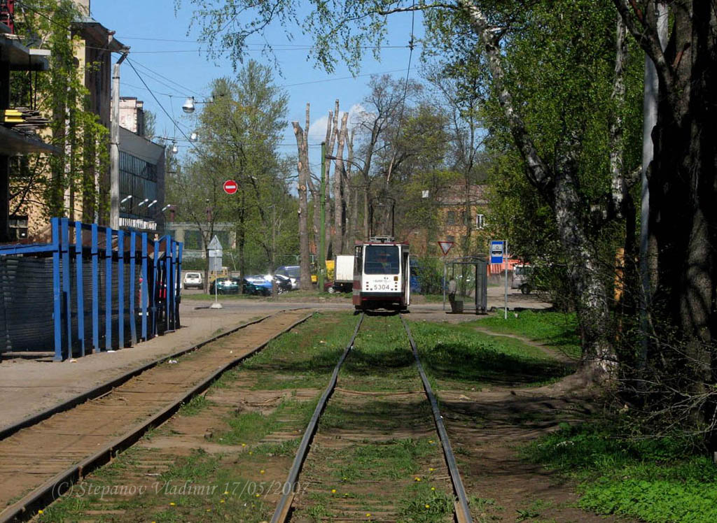 Санкт-Петербург — Виды из кабины трамвая