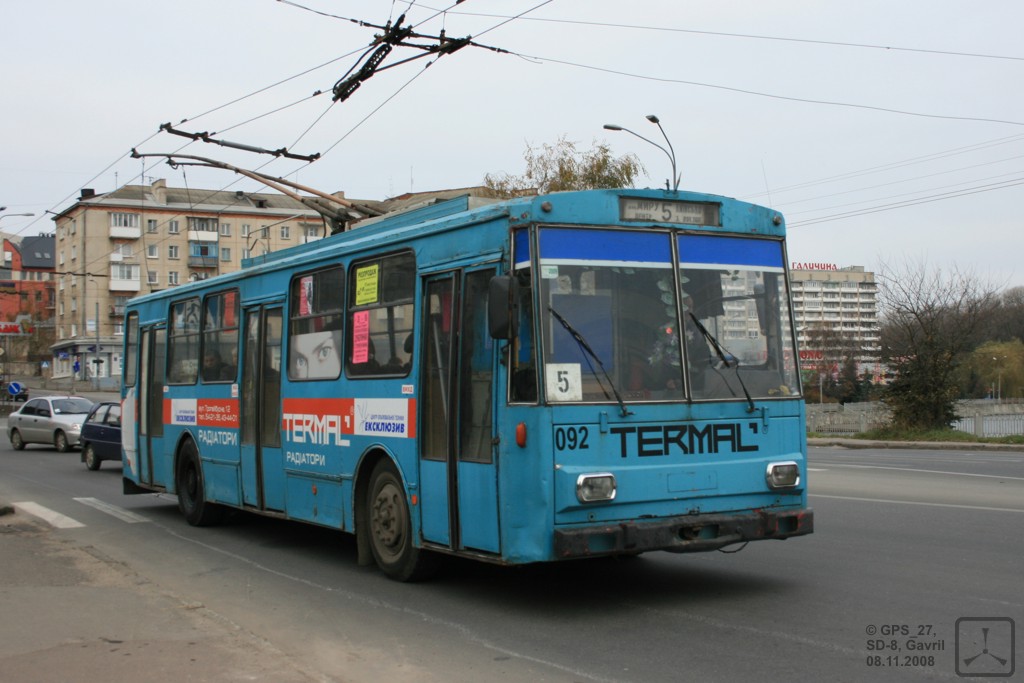 Тернополь, Škoda 14Tr02 № 092