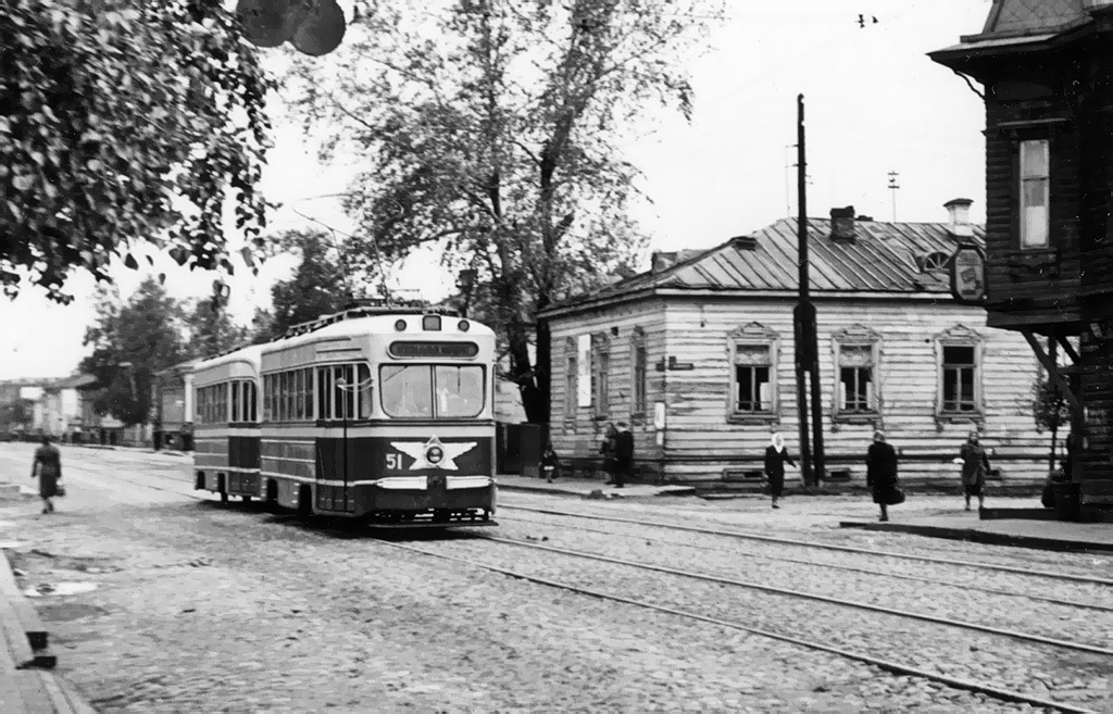 Архангельск, КТМ-1 № 51; Архангельск — Старые фотографии (1920-1991)