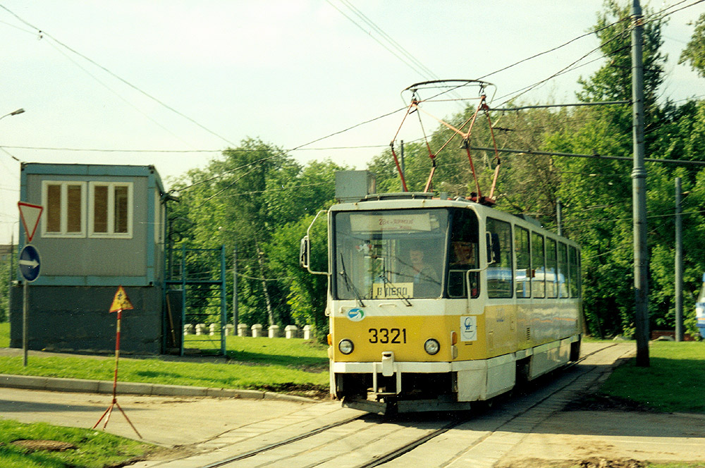 Москва, Tatra T7B5 № 3321