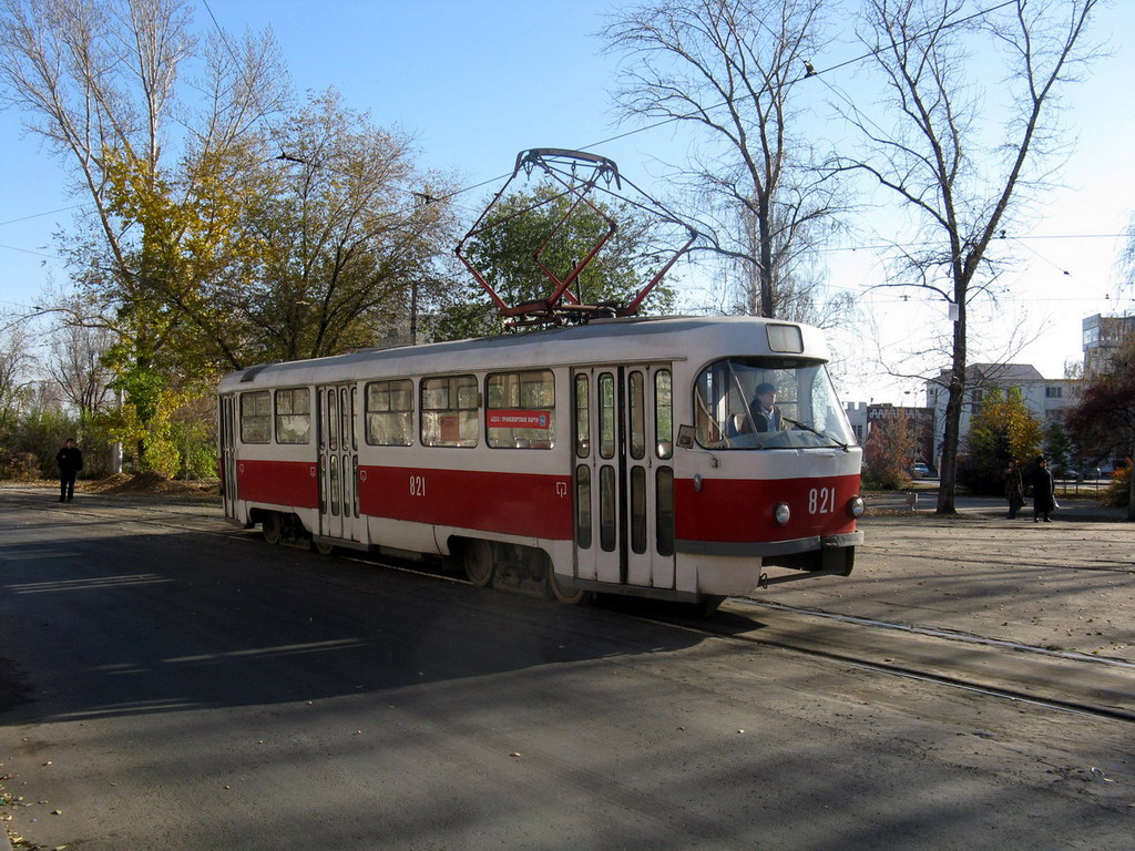 Самара, Tatra T3SU № 821