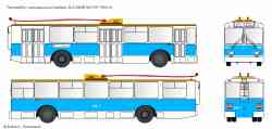 Yoshkar-Ola, ZiU-682V № 166; Yoshkar-Ola — Trolleybus paint schemes