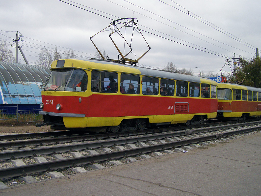 Wolgograd, Tatra T3SU (2-door) Nr. 2651; Wolgograd, Tatra T3SU (2-door) Nr. 2637