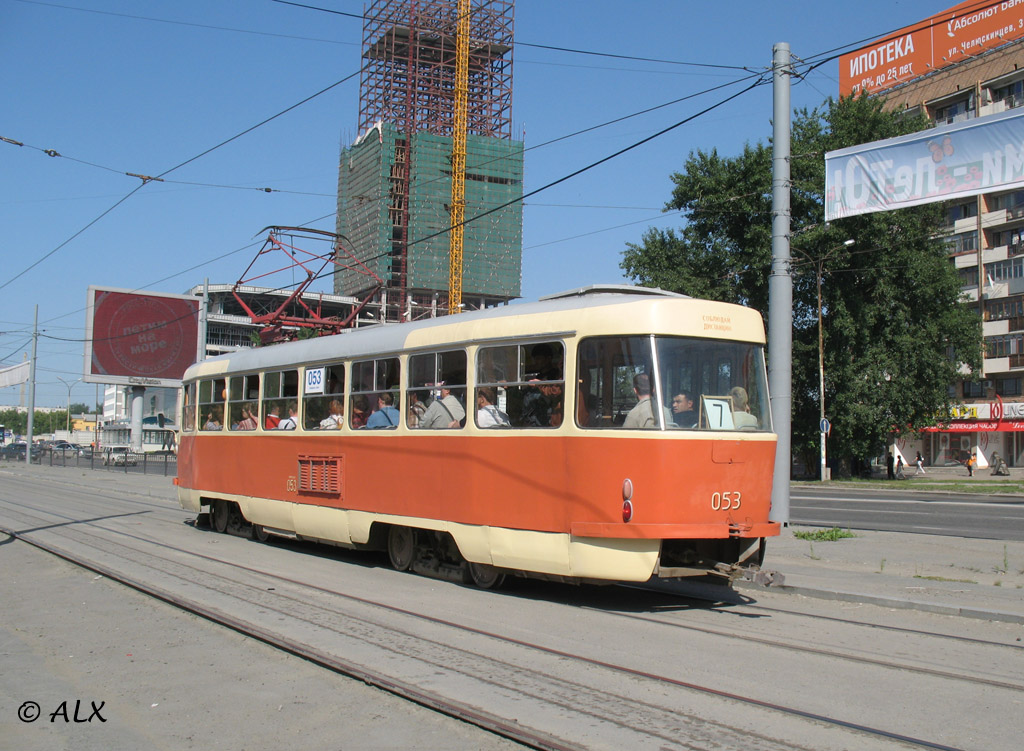 Екатеринбург, Tatra T3SU (двухдверная) № 053