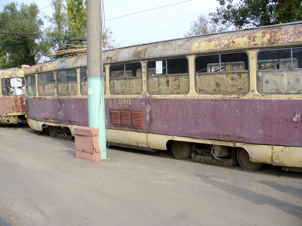 Oryol, Tatra T3SU № 014; Oryol — Tram cars in storage