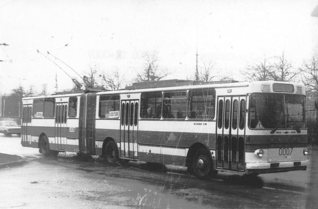Москва, Sanos-Škoda S200Tr № 0007; Москва — Исторические фотографии — Трамвай и Троллейбус (1946-1991)