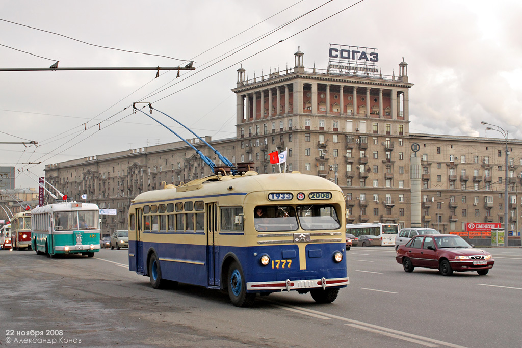 Москва, МТБ-82Д № 1777; Москва — Парад к 75-летию троллейбуса 22 ноября 2008